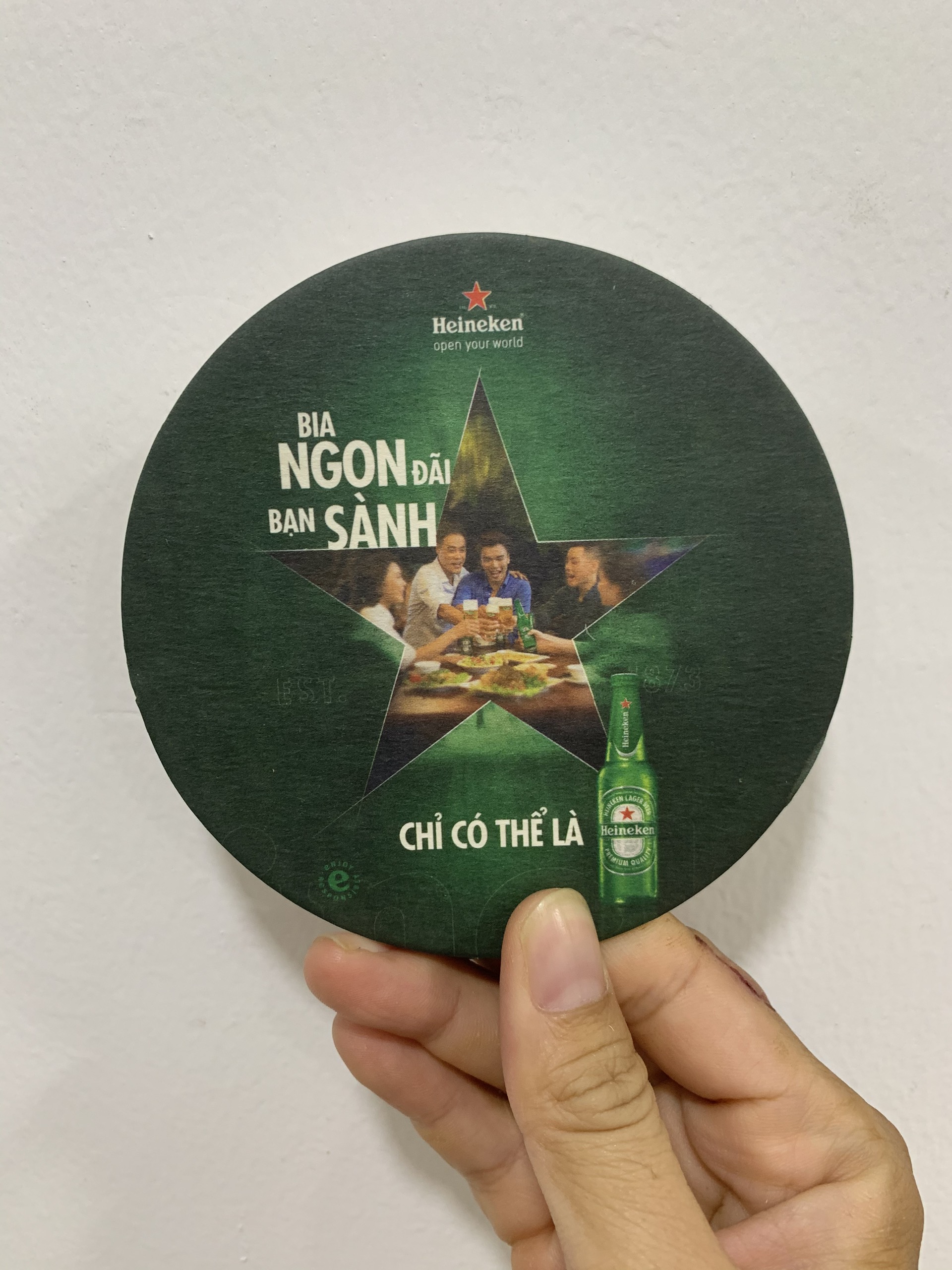Đế lót ly giấy HEINEKEN