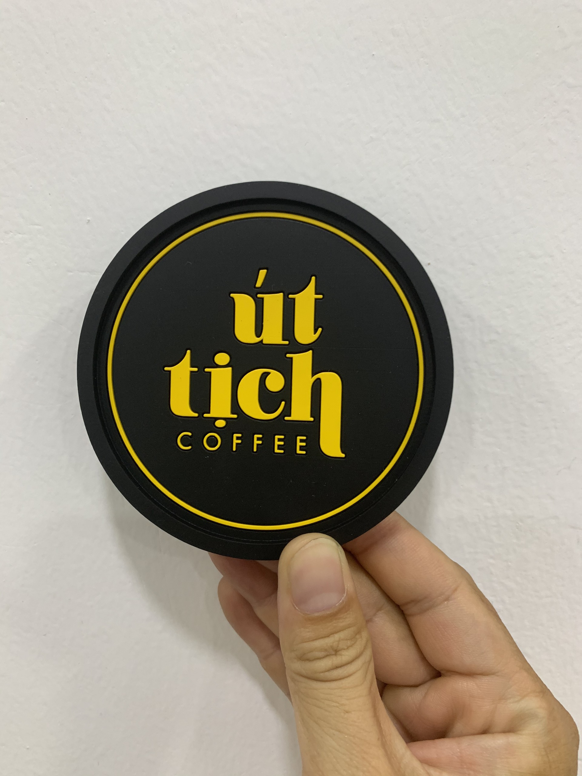 Đế lót ly cao su ÚT TỊCH COFFEE