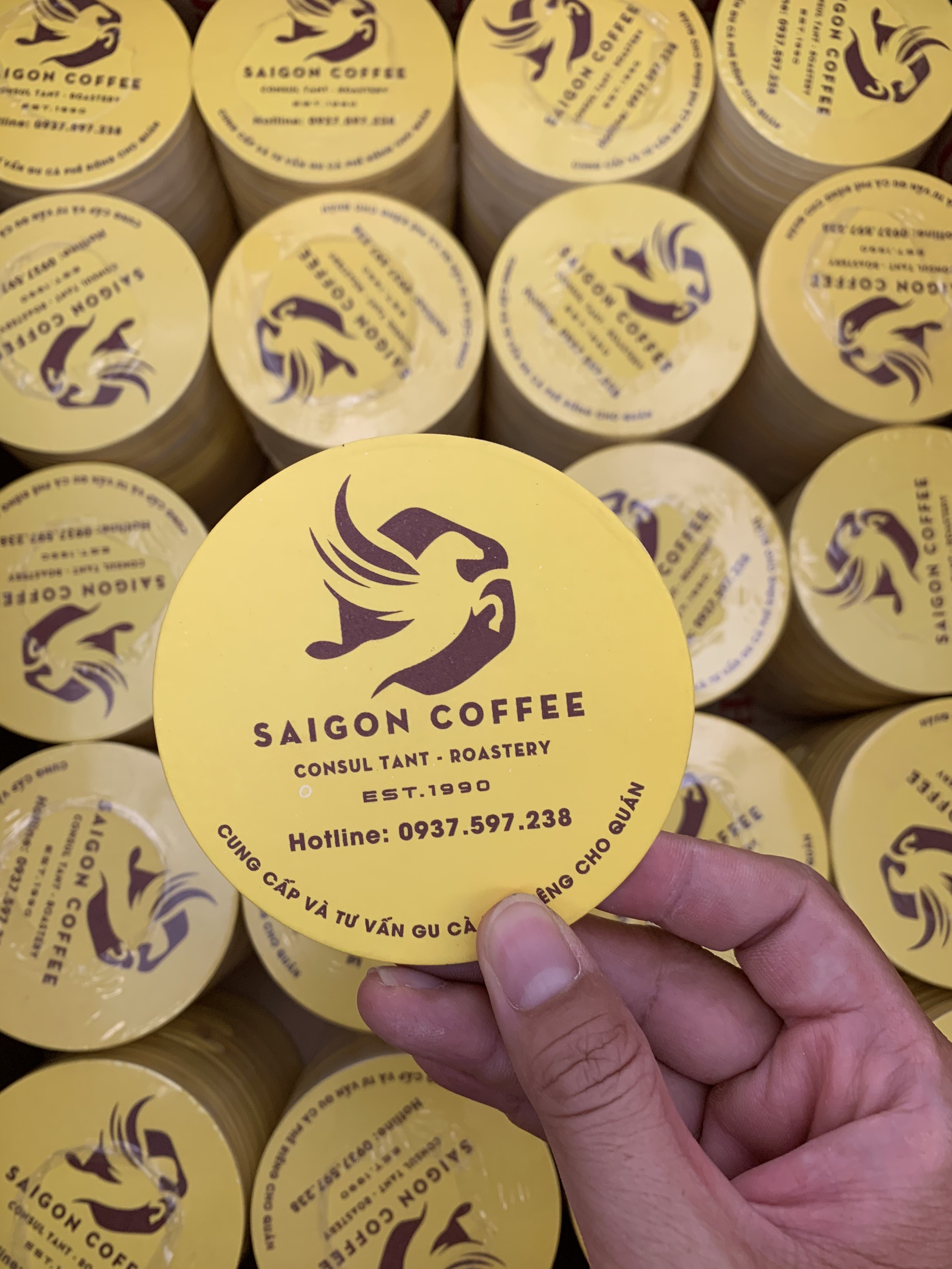Đế lót ly giấy SAIGON COFFEE