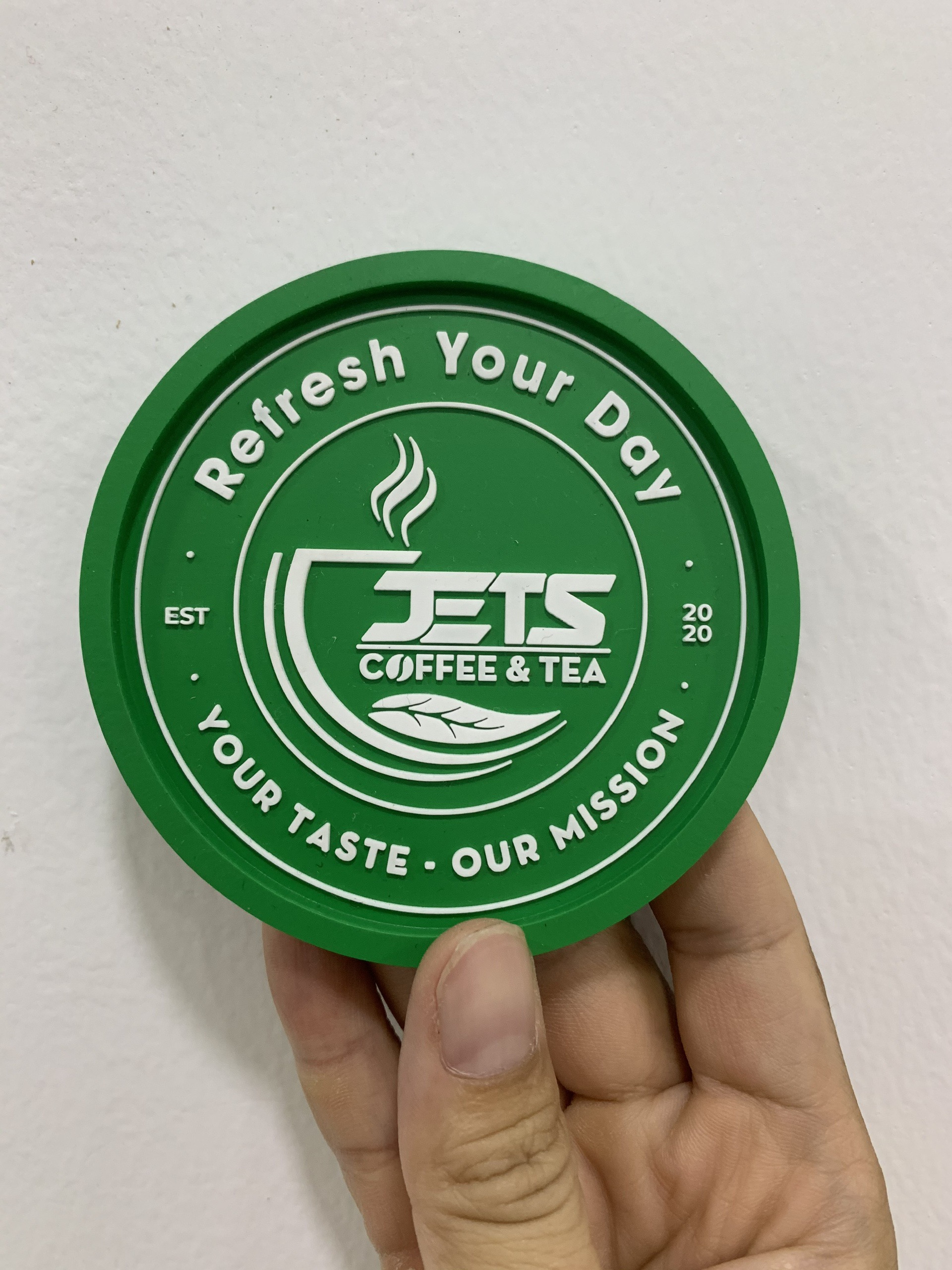 Đế lót ly cao su JETS COFFEE