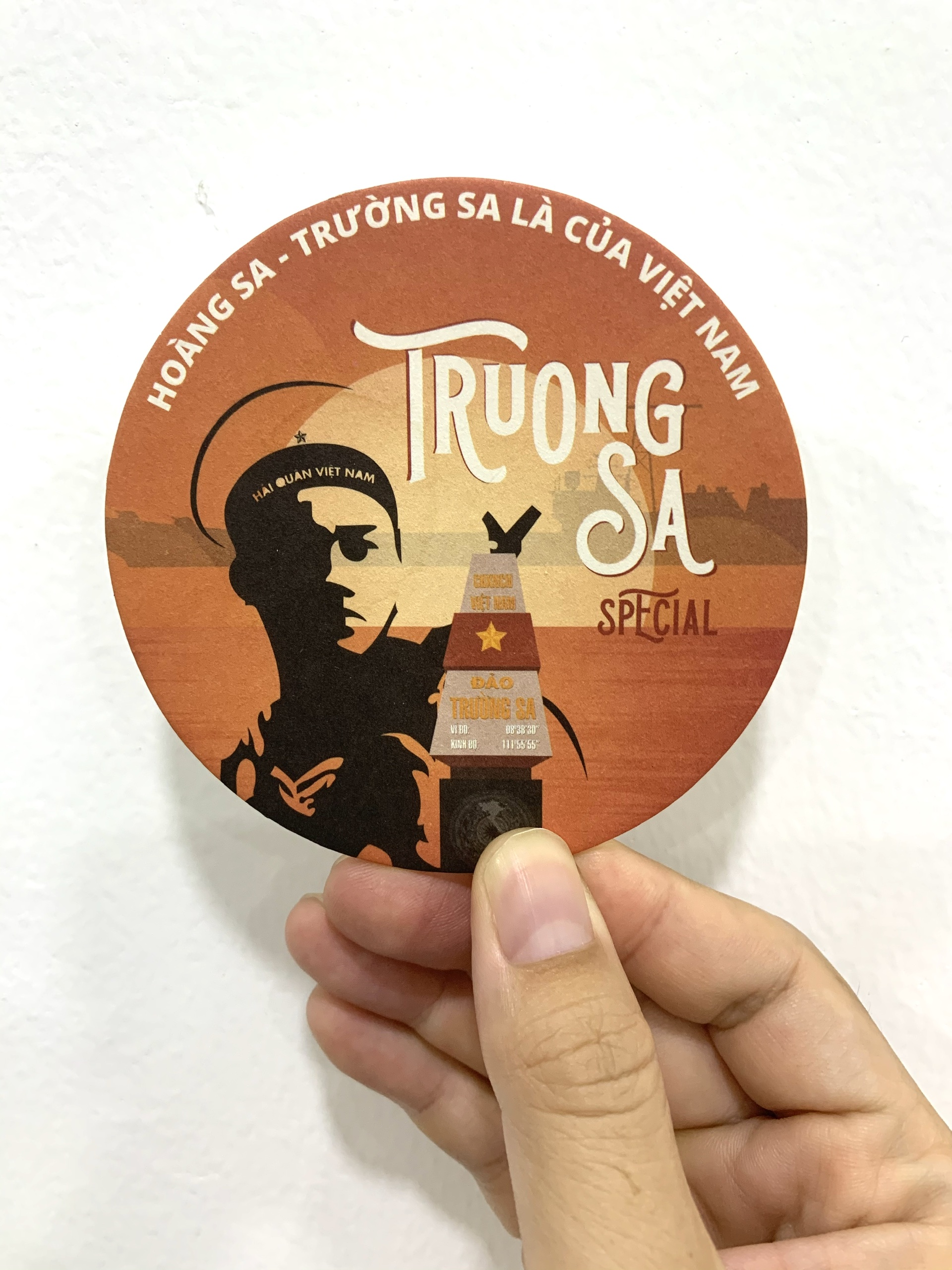 Đế lót ly giấy TRƯỜNG SA