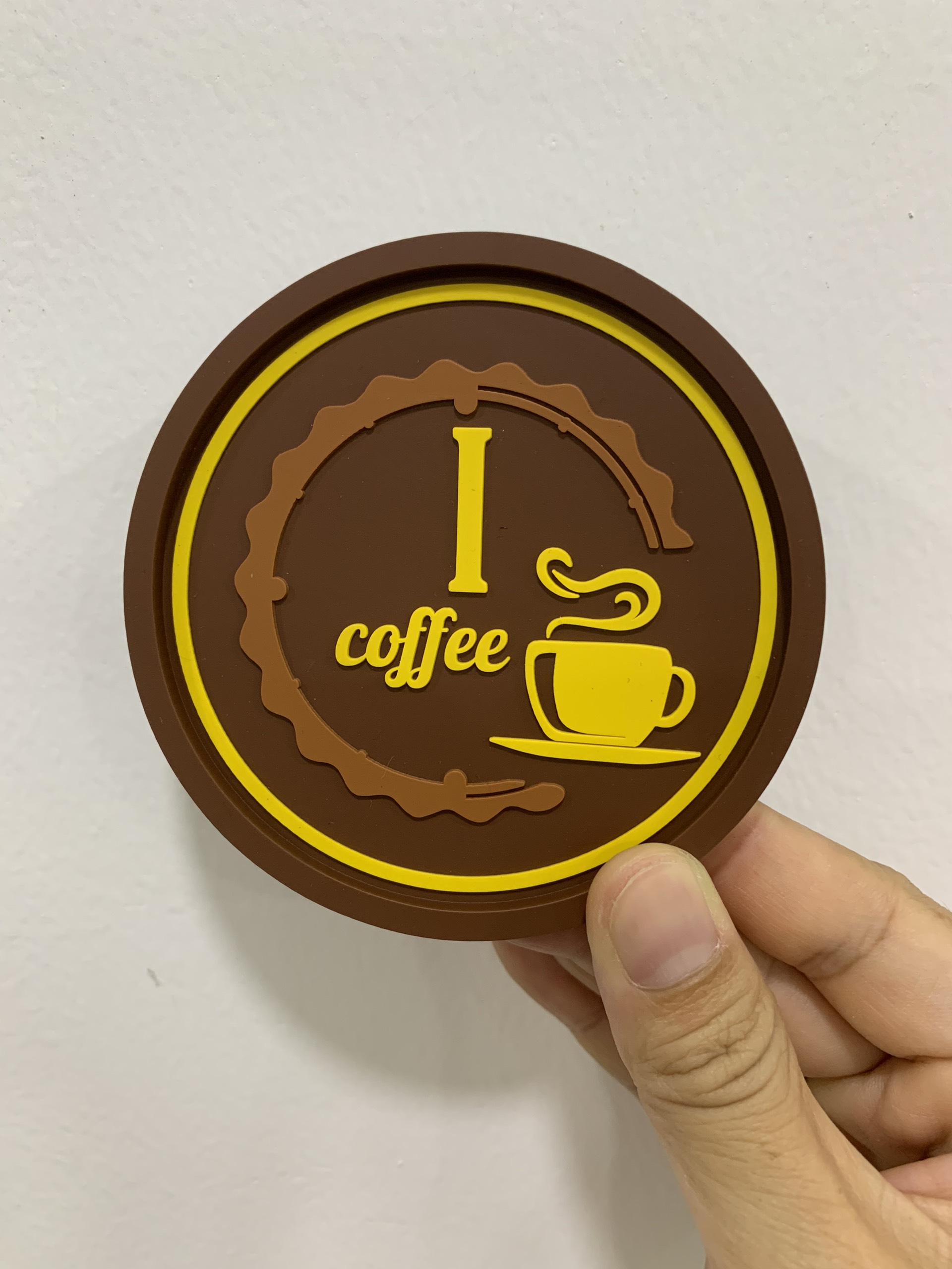 Đế lót ly cao su I COFFEE